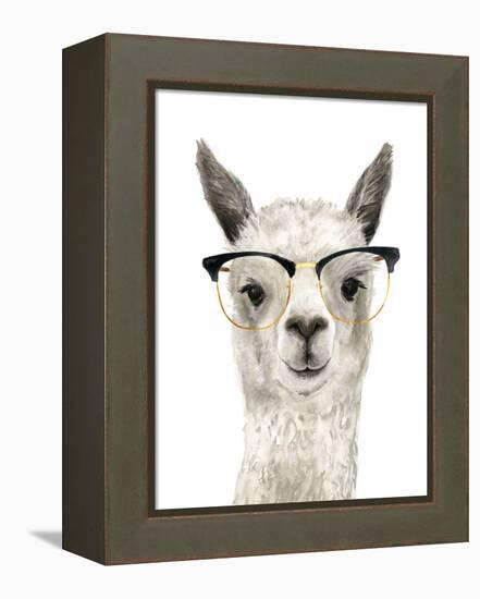 Hip Llama IV-Victoria Borges-Framed Stretched Canvas