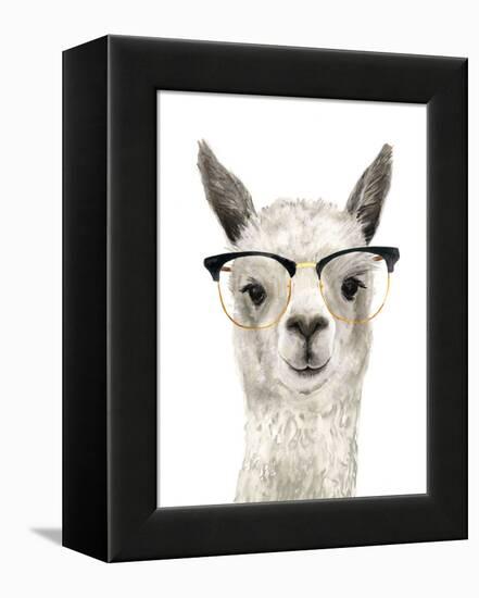 Hip Llama IV-Victoria Borges-Framed Stretched Canvas