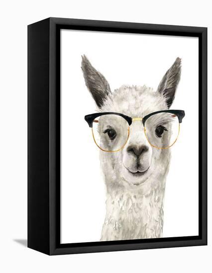 Hip Llama IV-Victoria Borges-Framed Stretched Canvas