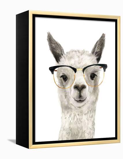 Hip Llama IV-Victoria Borges-Framed Stretched Canvas