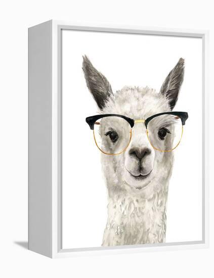 Hip Llama IV-Victoria Borges-Framed Stretched Canvas