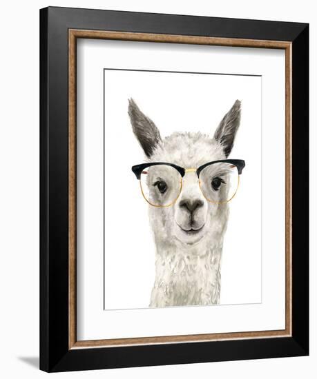 Hip Llama IV-Victoria Borges-Framed Art Print