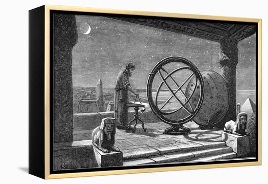 Hipparchus, Ancient Greek Astronomer, 2nd Century BC-null-Framed Premier Image Canvas