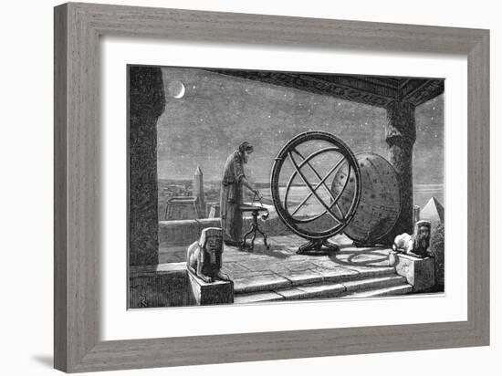 Hipparchus, Ancient Greek Astronomer, 2nd Century BC-null-Framed Giclee Print