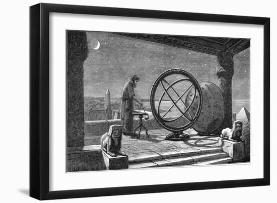 Hipparchus, Ancient Greek Astronomer, 2nd Century BC-null-Framed Giclee Print
