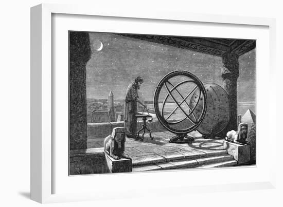 Hipparchus, Ancient Greek Astronomer, 2nd Century BC-null-Framed Giclee Print