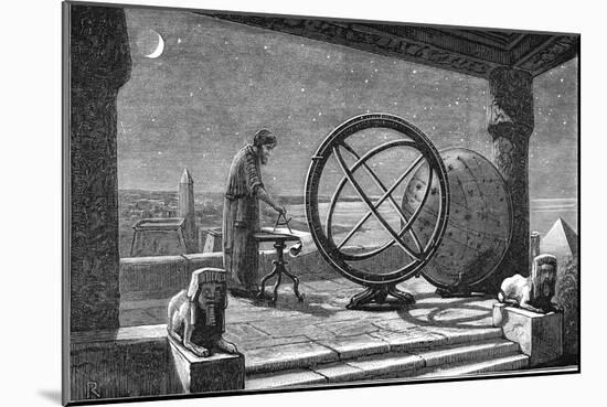 Hipparchus, Ancient Greek Astronomer, 2nd Century BC-null-Mounted Giclee Print