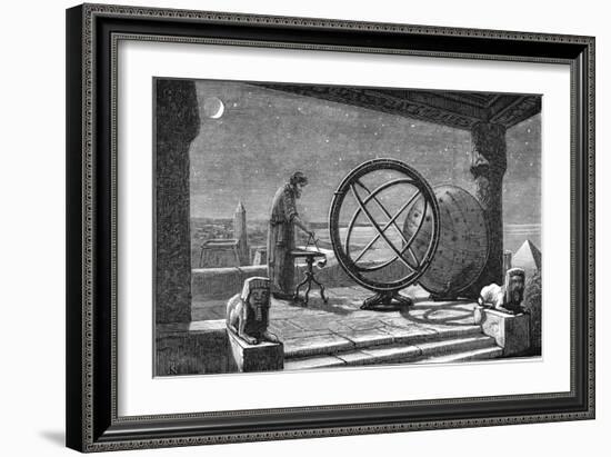 Hipparchus, Ancient Greek Astronomer, 2nd Century BC-null-Framed Giclee Print