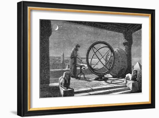 Hipparchus, Ancient Greek Astronomer, 2nd Century BC-null-Framed Giclee Print