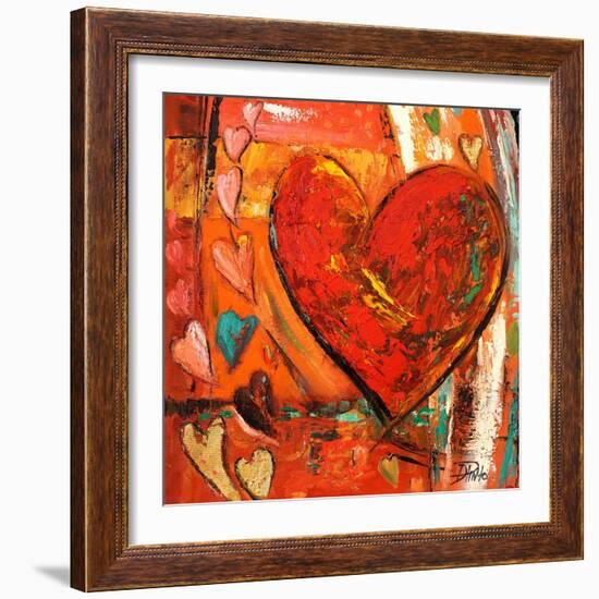 Hippie Hearts I-Patrcia Pinto-Framed Art Print