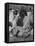 Hippies at Woodstock Music Festival-null-Framed Premier Image Canvas