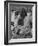 Hippies at Woodstock Music Festival-null-Framed Photographic Print