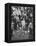 Hippies at Woodstock Music Festival-null-Framed Premier Image Canvas