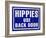 Hippies Back Door-Retroplanet-Framed Giclee Print