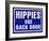 Hippies Back Door-Retroplanet-Framed Giclee Print