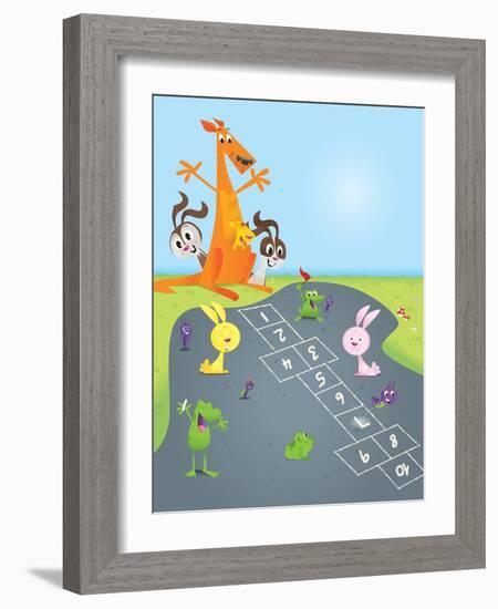 Hippity Hop - Humpty Dumpty-Rob McClurkan-Framed Giclee Print