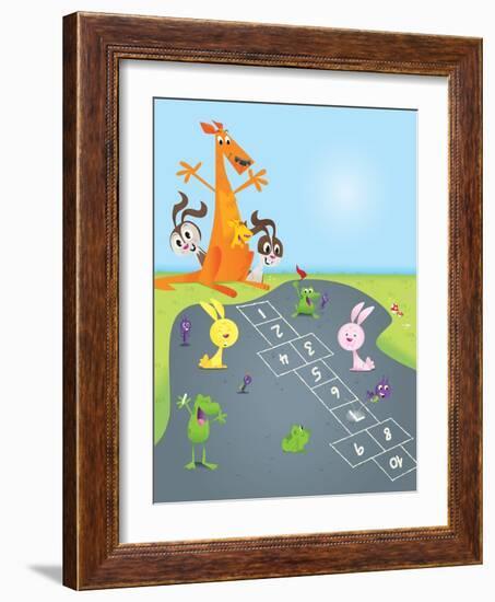 Hippity Hop - Humpty Dumpty-Rob McClurkan-Framed Giclee Print