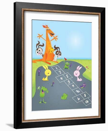 Hippity Hop - Humpty Dumpty-Rob McClurkan-Framed Giclee Print