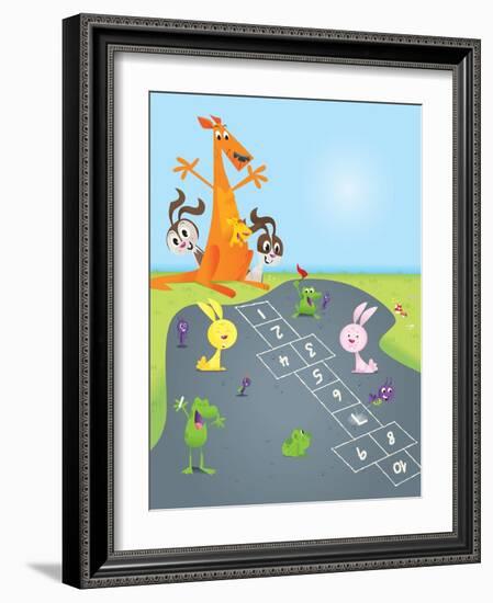 Hippity Hop - Humpty Dumpty-Rob McClurkan-Framed Giclee Print