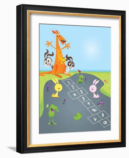 Hippity Hop - Humpty Dumpty-Rob McClurkan-Framed Giclee Print