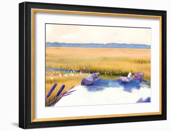 Hippo Friends-Nancy Tillman-Framed Premium Giclee Print