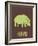 Hippo Green-NaxArt-Framed Art Print