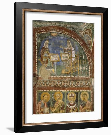 Hippocrates and Galen, Crypt of Anagni Cathedral-null-Framed Giclee Print