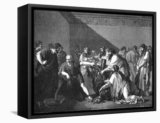 Hippocrates, Artaxerxes-C Laplante-Framed Stretched Canvas