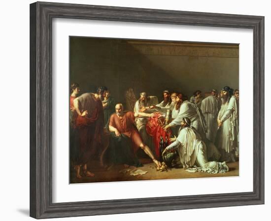 Hippocrates Refusing the Gifts of Artaxerxes I 1792-Anne-Louis Girodet de Roussy-Trioson-Framed Giclee Print