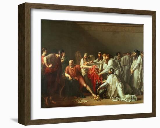 Hippocrates Refusing the Gifts of Artaxerxes I 1792-Anne-Louis Girodet de Roussy-Trioson-Framed Giclee Print