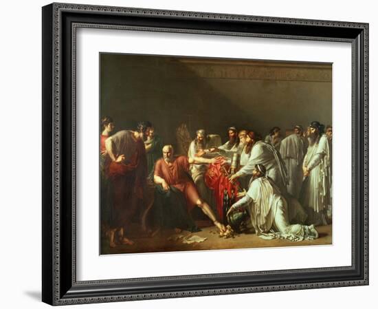 Hippocrates Refusing the Gifts of Artaxerxes I 1792-Anne-Louis Girodet de Roussy-Trioson-Framed Giclee Print