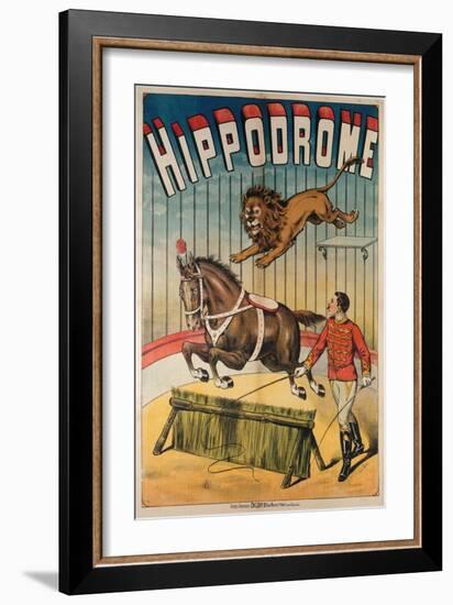 Hippodrome Circus-Charles Levy-Framed Giclee Print