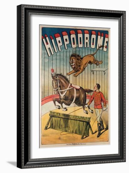 Hippodrome Circus-Charles Levy-Framed Giclee Print