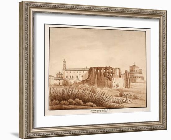 Hippodrome of the Family of Constantine, Via Nomentana, 1833-Agostino Tofanelli-Framed Giclee Print