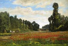 The Poppy Field-Hippolyte Camille Delpy-Giclee Print