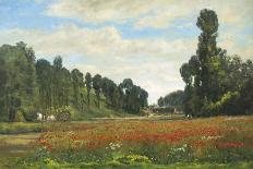 The Poppy Field-Hippolyte Delpy-Giclee Print