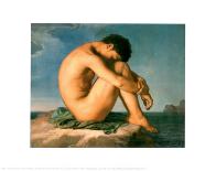 Young Male Nude, 1855-Hippolyte Flandrin-Framed Art Print