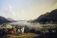 Combat de Salo en Italie, 31 juillet 1796, le Général Guyeux assiégé par un-Hippolyte Lecomte-Framed Giclee Print