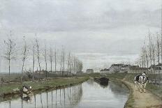 Le canal-Hippolyte Margottet-Premier Image Canvas