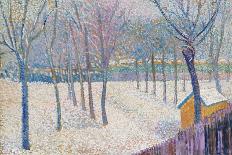 The Orchard in the Snow-Hippolyte Petitjean-Giclee Print