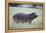 Hippopotamus in the Savanna Grass-DLILLC-Framed Premier Image Canvas