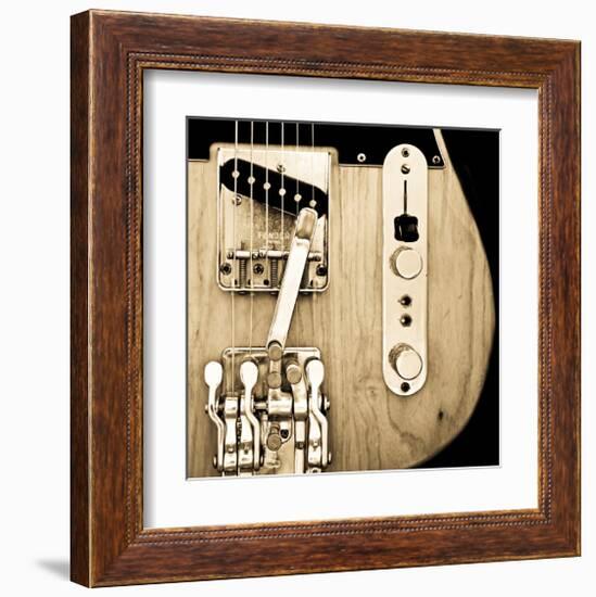 Hipshot Guitar-Richard James-Framed Art Print