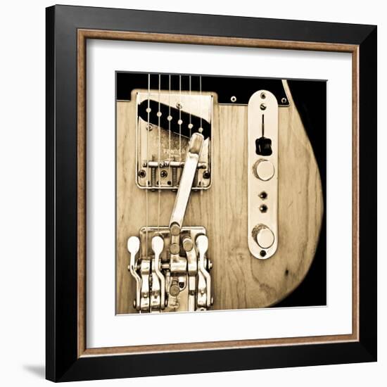 Hipshot Guitar-Richard James-Framed Art Print