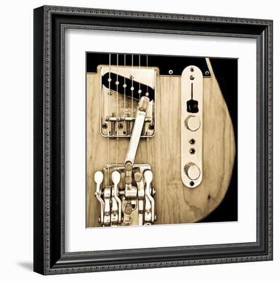 Hipshot Guitar-Richard James-Framed Art Print