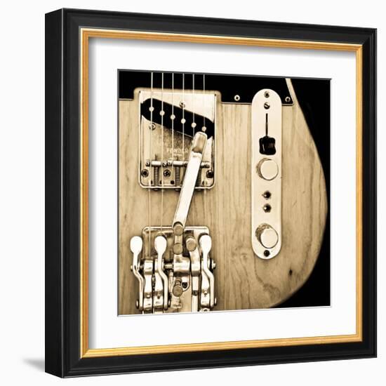 Hipshot Guitar-Richard James-Framed Art Print