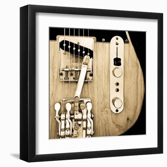 Hipshot Guitar-Richard James-Framed Art Print