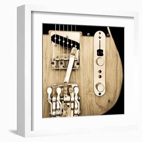 Hipshot Guitar-Richard James-Framed Art Print