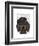 Hipster Dachshund Black and Tan-Fab Funky-Framed Art Print