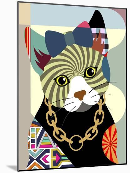 Hipster Kitty-Lanre Adefioye-Mounted Giclee Print