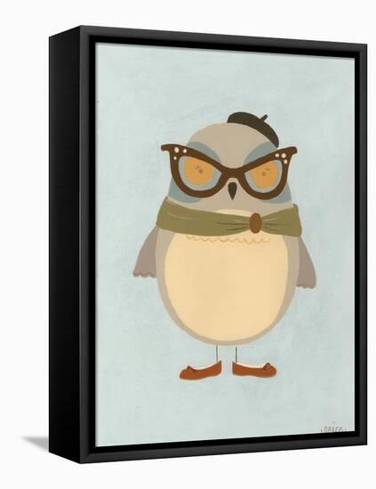 Hipster Owl I-Erica J. Vess-Framed Stretched Canvas